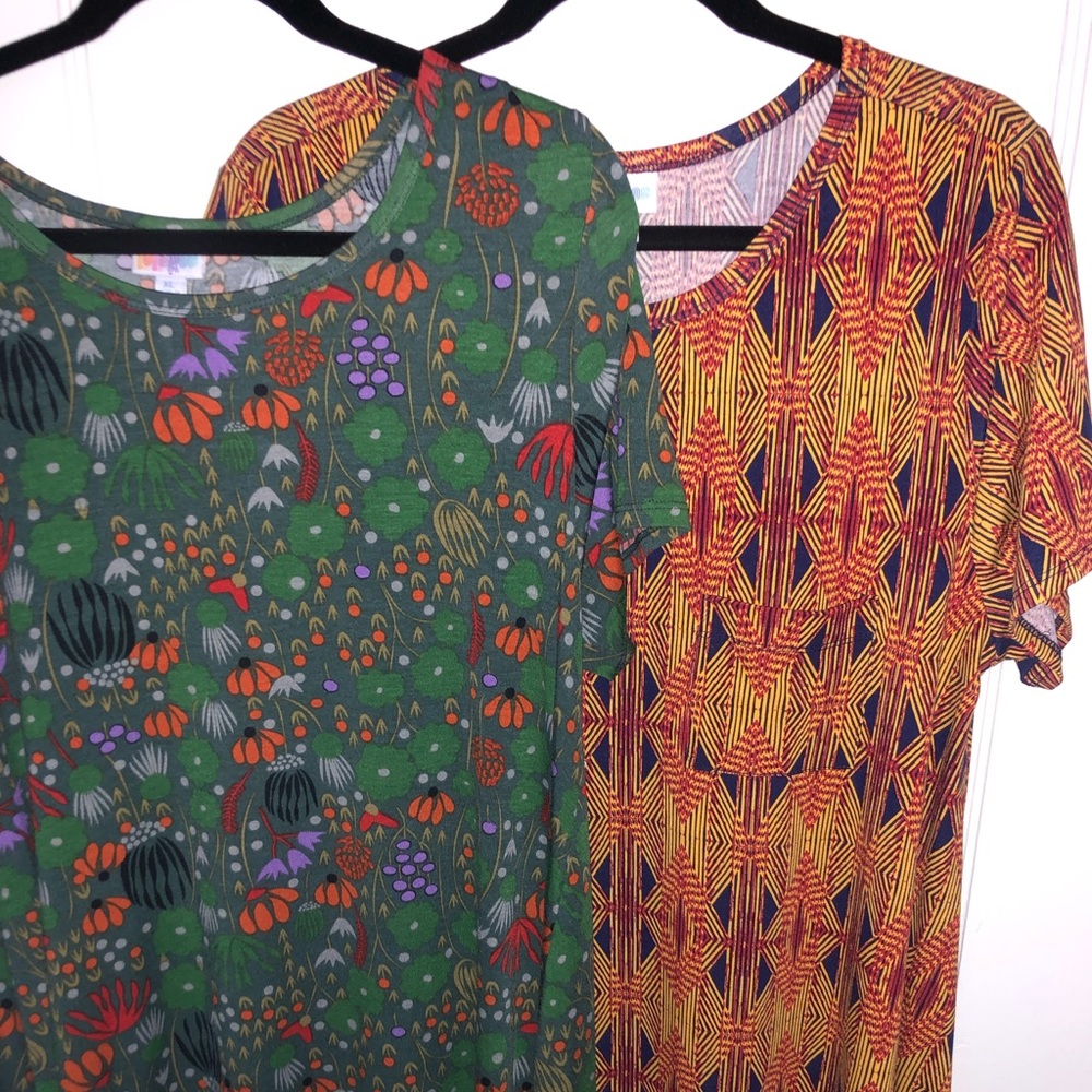 Lot of 2 LuLaRoe size XL Carly’s